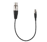 Excelencia en audio, adaptador mini XLR a XLR estándar para una compatibilidad y rendimiento inigualables, buena calidad, buena calidad, buena