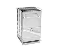 Excelente barbacoa flexible, ideal para excursiones de mochilero, destacando sustancias inoxidables y flexión de consumo de aire