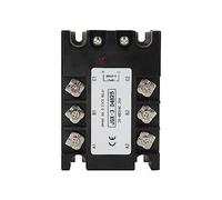 Excelente módulo de relé industrial estado sólido trifásico CA con control CC y voltaje entrada 3-32 VCC. Voltaje salida 24-480 VCA(25A)