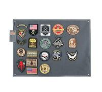 Excelente Soporte para Panel de Paneles de Parches tácticos de Elite Spanker - PC119-Grey-L, Large, Gris