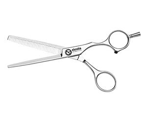 "'excelia textura izer Tijeras de modelado 6,0 Compensar ergonómica Tijeras de modelado 38 dientes, dientes superior"