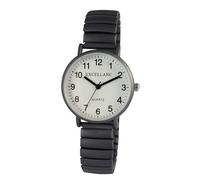 Excellanc Design - Reloj de pulsera para mujer, analógico, de metal, elástico, flexible, de cuarzo, color blanco y gris, gris