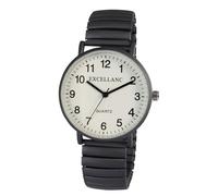 Excellanc Design - Reloj de pulsera para mujer, analógico, de metal, elástico, flexible, de cuarzo, color blanco y gris, gris