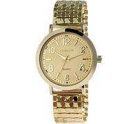Excellanc Reloj de mujer de acero inoxidable con cordón analógico de cuarzo 1700064, Color dorado., Pulsera
