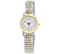Excellanc Reloj de mujer de acero inoxidable en bicolor, en una longitud de 19 cm, diseño clásico para cualquier mujer
