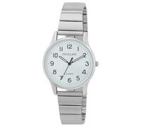 Excellanc Reloj de mujer de acero inoxidable en plata, en una longitud de 22 cm, diseño clásico para cualquier mujer