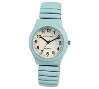 Excellanc Reloj de pulsera para mujer con correa de acero inoxidable