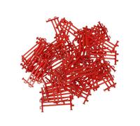 Excellent 50 Pcs Toy Set Scene Fence Toddler Mini Animal Toys Miniature Ornament Plastic Micro Landscape Accessories Garden Buildings