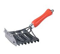 Kerbl Cepillo para caballo EXCELLENT – peine curry con mango de madera