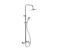 Excellent Clever 2.0 conjunto de ducha a pared con rociador con efecto lluvia cromo AREX.4181CR