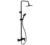Excellent Clever 2.0 conjunto de ducha a pared con rociador con efecto lluvia negro AREX4181BS