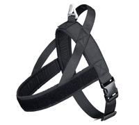 EXCELLENT ELITE SPANKER Arnés para Perros con asa Arnés de Nylon Ajustable para Perros pequeños, medianos y Grandes, fácil de adiestrar y pasear(BLK-M)