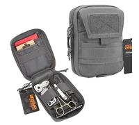 EXCELLENT ELITE SPANKER Bolsa Molle Admin Bolsa Militar para Herramientas EDC Molle Bolsas Gadget Bolsas De Cintura(Gris)