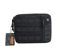 Excellent Elite Spanker Bolsa Molle Admin Bolsa Táctica EDC Bolsa Militar de Nylon Bolsa Organizadora Modular(BLK)