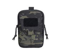EXCELLENT ELITE SPANKER Bolsa Táctica Molle EDC Bolsillo Organizador Herramientas Utilidad Riñonera(Camuflaje Negro)