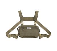 EXCELLENT ELITE SPANKER Bolsa táctica para el pecho EDC Molle, bolsa de pecho para actividades al aire libre, caza, entrenamientos de senderismo, Verde (Ranger Green)