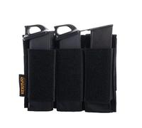 EXCELLENT ELITE SPANKER - Bolsa táctica para revistas con Doble/Triple Pistola Abierta (Triple Negro)...