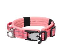 EXCELLENT ELITE SPANKER Collar de Perro de Nylon Reflectante Ajustable Suave Acolchado con Hebilla magnética de liberación rápida para Boy Girl Small Medium Large Dogs Training Walking(PIK)