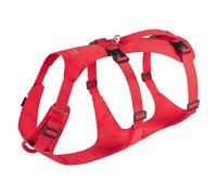 EXCELLENT ELITE SPANKER Escape Proof arnés del Perro sin Tirar del arnés Ajustable para Perros con asa Duradera para Perros Grandes y medianos Entrenamiento Caminar Correr(Red)
