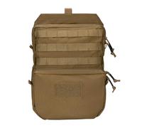 EXCELLENT ELITE SPANKER Paquete de hidratación táctica MOLLE para vejiga de Agua de hidratación 3L Accesorio de Chaleco Molle (Marrón Coyote)