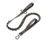 EXCELLENT ELITE SPANKER Táctica Bungee Dog Leash Militar Ajustable Correa de Perro de liberación rápida elástica Correa de Cuerda con 2 asa de (RGN)