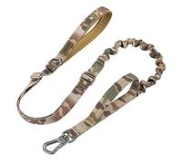 EXCELLENT ELITE SPANKER Tactical Bungee Dog Leash Correa de Perro Militar Ajustable K9 Tactical Leash Cables elásticos Cuerda con 2 manijas de Control(Camuflaje)