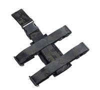 EXCELLENT ELITE SPANKER Tactical Drop Leg Holster Plataforma de Pierna de caída Ajustable Módulo Molle Bolsa Universal para Pierna Izquierda/Derecha(Camuflaje Negro)