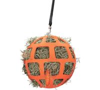 Excellent - Hay Slowfeeder Fun&Flex Ø 22 cm - Red para heno Caballos - Comedero Lento Caballos - contra el deterioro del establo - hasta 1 kg de heno - Naranja