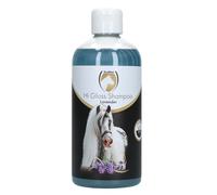 Excellent Hi Gloss Shampoo - 500 ml - Caballo - Champú Limpiador y nutritivo - con acondicionador - para Cola y Crin - Lavanda