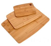 EXCELLENT HOUSEWARE Tablas Corte, Bambú, 40 x 29 x 0,8 cm