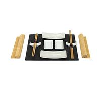 Excellent Houseware Juego Sushi, Piedra, Multicolor, 39 x 29 x 8 cm, 11