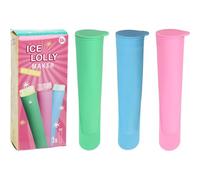 Excellent Houseware Moldes para Helados 4,2 x 4,2 x 19,5 cm (3 Unidades)