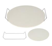 EXCELLENT HOUSEWARE Piedra para Pizza, Negro