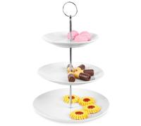 Excellent Houseware - Soporte de cerámica para Tartas de Porcelana