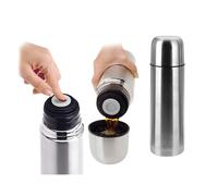 Excellent Houseware Termo Acero Inoxidable 1 l Doble Cuerpo Cromado Pulsador Automático