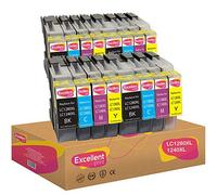 Excellent Print LC1280XL LC1240XL LC1280 LC1240 Compatible Cartuchos de Tinta para Brother MFC-J6510DW MFC-J6910DW MFC-J6710DW MFC-J5910dw