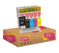 Excellent Print PGI-520 CLI-521 520 521 Compatible Cartuchos de Tinta para Canon Pixma MP560 MP620 iP3600 iP4700