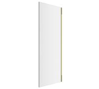 Excellent Rols mampara de ducha con puerta 90 cm oro brillante/vidrio transparente KAEX.2606.900.LP.GL