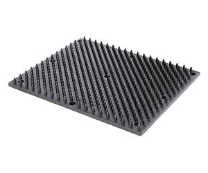 EXCELLENT Suministros Para El Caballo Estera De Rasguño Para Caballo, Pantorrilla, Cabra Negra (L40Xb30 cm)