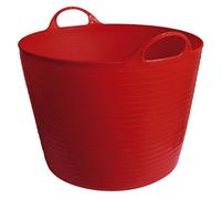 EXCELLENT Suministros Para El Caballo Flexi Flexbag Trough Rojo 42 Litros
