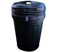 EXCELLENT Suministros Para La Alimentación Cubo De Almacenamiento Con Tapa Negra 70 Litros