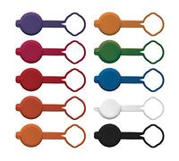 Excelsa 10 Tapones con Collar, plástico, Multicolor