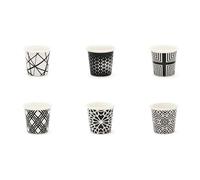 Excelsa 66325 Juego de 6 vasos de café, porcelana