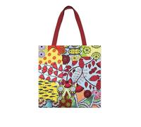 Excelsa Afrika - Bolso Shopper, Tote Bag, 41,5 x 41,5 cm, parte delantera 100% algodón, lavable en lavadora