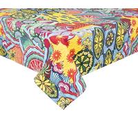 Excelsa Afrika Mantel Rectangular, 140 x 240 cm, 70% algodón, 30% poliéster, Lavable en Lavadora