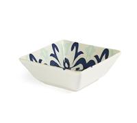 Excelsa Amalfi - Juego de 6 cuencos de cerámica, 13 x 13 cm, diseño de limón, azul y blanco