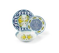 Excelsa Amalfi - Vajilla de 18 piezas de porcelana