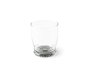 Excelsa Boheme Noir - Juego de 6 vasos de agua con fondo decorado, cristal