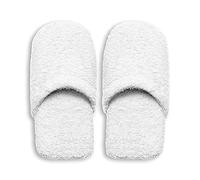 Excelsa Caliente Zapatillas de baño Mujer, Esponja, Color Blanco, 27.5 X 11 X 3 Cm