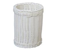Excelsa - Cesta Trenzada (11,5 x 15 cm, 6 Unidades), Color Blanco